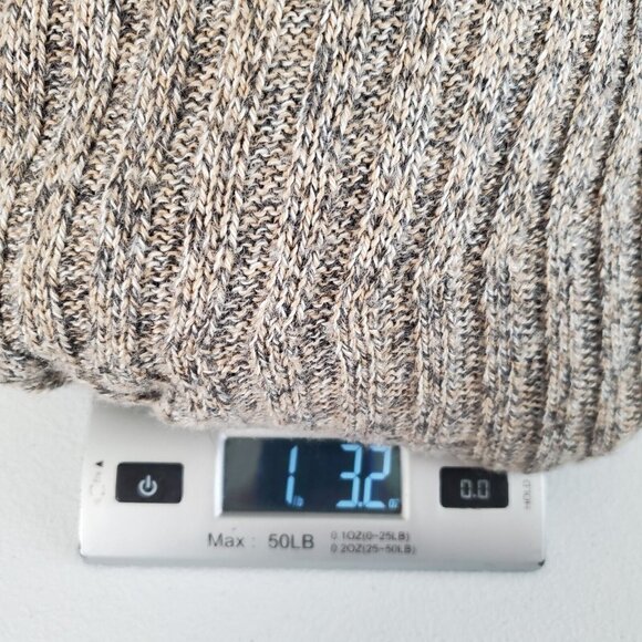 Simply Natural Womens Beige Alpaca Open Cacoon Cardigan Ribbed Long Sleeve Warm - Picture 9 of 9